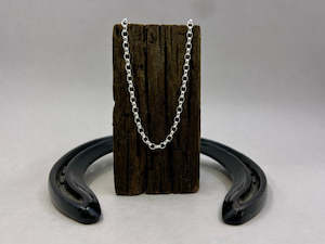 Sterling Silver Chains: Medium Oval Belcher Chain | Sterling Silver