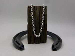 Large Oval Belcher Chain | Sterling Silver