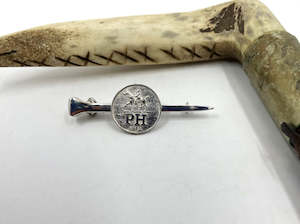 Pakuranga Hunt Horseshoe Nail Stockpin