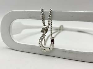 End Of Line: Horseshoe Pendant and Chain Set | Special