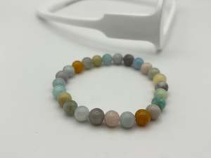 Polished Gemstone Bead Bracelet | by Lynaire Kibblewhite