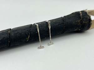 Fine Polo Stick Stud Earrings