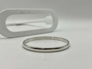 Plain Half Round Bangle | 5mm