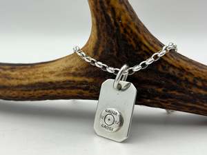 Tag Pendant with 12 Gauge Bullet End | End of Line