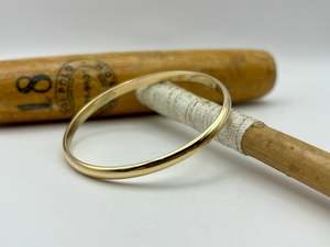 Classic Plain Bangle | 9ct Yellow Gold | 5.0mm wide