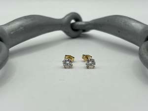Earrings: Lab Diamond Stud Earrings | .59ct