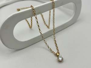 Pendants: Lab Diamond Pendant | 9ct Yellow Gold | 1.04ct