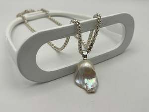 Baroque Freshwater Pearl Pendant | Mermaid Tail | End of Line