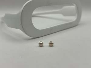 Pink Freshwater Pearl Stud Earrings | Mini 5mm