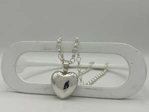 Puffed Heart Pendant