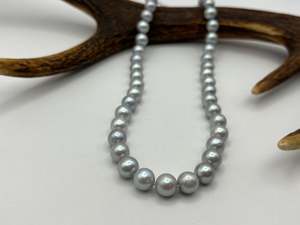 Grey Freshwater Pearls | Baroque | 9.0mm