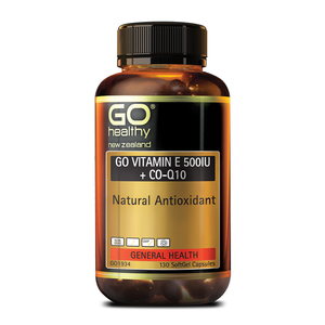 Products: GO HEALTHY VITAMIN E 500IU + CO-Q10 130CAPS - CHEMi - NZ Health Supplements & Cosmetics