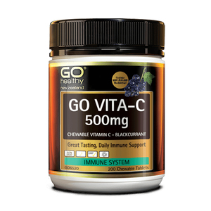 GO HEALTHY VITA- C 500MG BLACKCURRANT 200TABS - CHEMi - NZ Health Supplements &a&hellip;