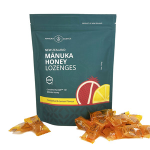 MANUKA SCIENCE MANUKA HONEY LOZENGES PASSIONFRUIT & LEMON 250G - CHEMi - NZ &hellip;