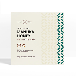 MANUKA SCIENCE MANUKA HONEY UMF 25+ WITH FRESH ROYAL JELLY 250G + FREE GIFT - CH&hellip;