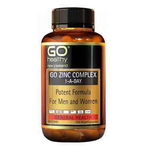 Products: GO HEALTHY ZINC COMPLEX 120CAPS - CHEMi - NZ Health Supplements & Cosmetics