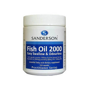 Sanderson Fish Oil 2000 220Caps - CHEMi - NZ Health Supplements & Cosmetics