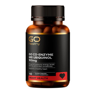 GO HEALTHY CO-Q10 UBIQUINOL 100MG 60CAPS - CHEMi - NZ Health Supplements & Cosmetics