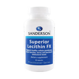 Sanderson Lecithin FX 90Caps - CHEMi - NZ Health Supplements & Cosmetics