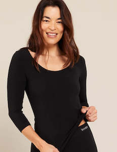Household And Accessories: BOODY 3/4 Sleeve Top Black S