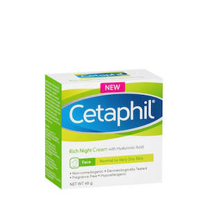 Cetaphil: Rich Night Cream With Hyaluronic Acid 48g