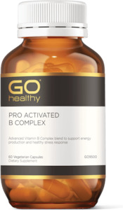 GO Healthy PRO Activated B Complex 60 vege capsules