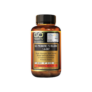 Go Healthy: * GO Probiotic 75 Billion 60vcaps