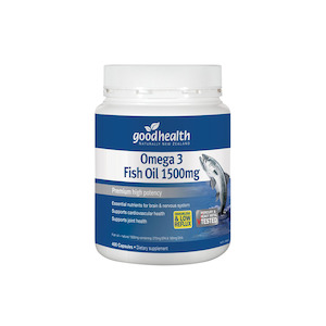 Good Health: Omega 3 Fish Oil 1,500mg 400 capsules