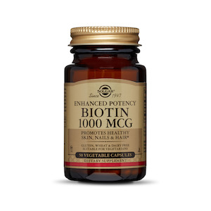 Solgar: Biotin 1000mcg 50 vege capsules