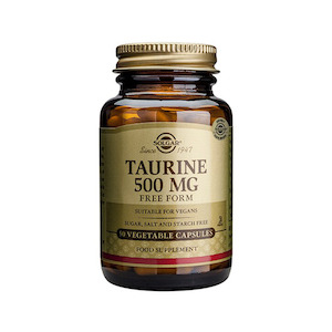 Taurine 500mg 50 vege capsules