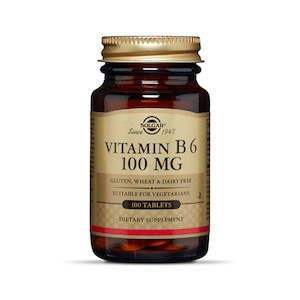 Vitamin B6 100mg 100 vege capsules