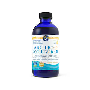 Nordic Naturals: Arctic-D Cod Liver Oil Lemon 237ml