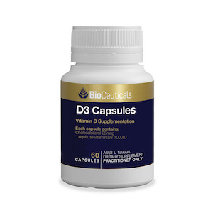 Bioceuticals: BioCeuticals D3 Capsules 60 capsules