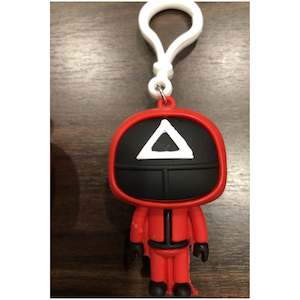 Squid Game Key Ring Triangle(Red)