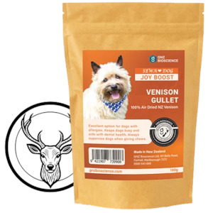 Pets: GNZ Venison Gullet 150g