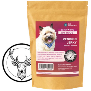 Pets: GNZ Venison Jerky 150g