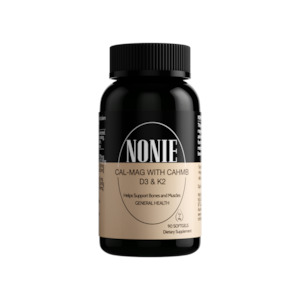 NONIE Cal-Mag with CaHMB Vitamin D3 & K2 90 Softgels