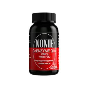 Supplements And Superfoods: NONIE Coenzyme Q10 200mg with PQQ 90 Capsules