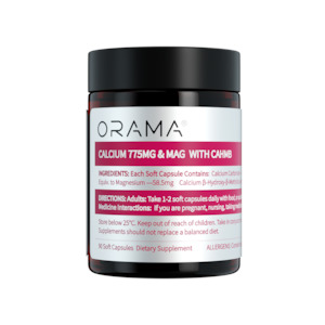 ORAMA Calcium 775mg & Magnesium with CaHMB 90 Soft Capsules