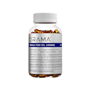 Supplements And Superfoods: ORAMA Omega Fish Oil 1000mg 180 Softgels