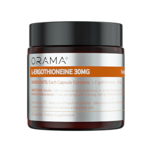 ORAMA L-Ergothioneine 30mg 60 Capsules