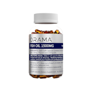 ORAMA Fish Oil 1500mg 150 Soft Capsules