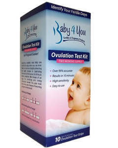 Baby4You Ovulation Predictor Test Kit 10 Test Strips