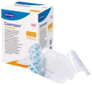 Pharmacy: Cosmopor Transparent Dressing 5cm x 7.2cm 1 Piece