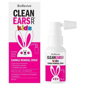 BioRevive Clean Ears Kids Earwax Removal Spray 30ml
