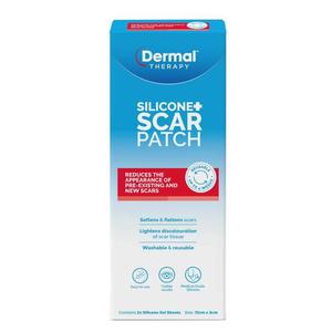Dermal Therapy Silicone Scar Treatment Patch 12cm x 3cm 2 Pack