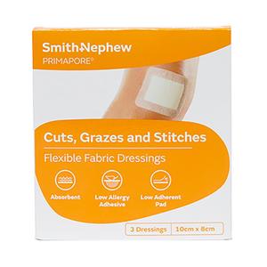 Primapore Dressing 10cm x 8cm 3 Pack