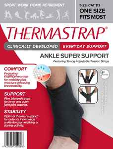 Pharmacy: Thermastrap SUPER Ankle Support One Size Fits Most