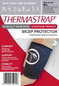 Thermastrap Bicep Support Black Size M/L