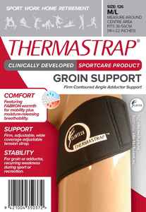 Thermastrap Groin Strap Black Size M/L
